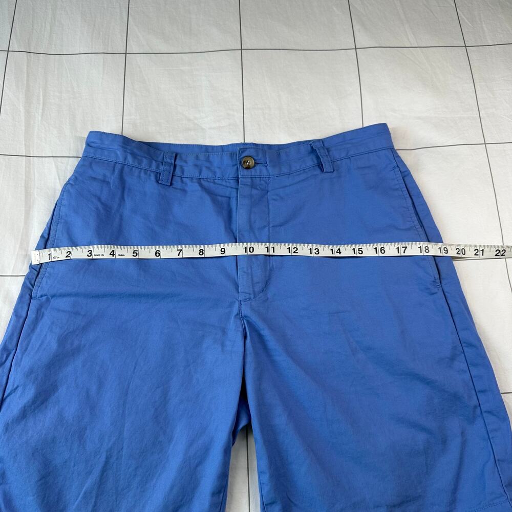 Vineyard Vines Shorts Mens 30 Blue Club Chino 100% Cotton Classic Preppy - Picture 8 of 12